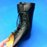 Custom laced orthopedic boot